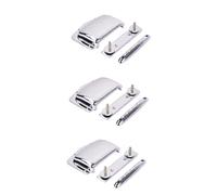 ibasenice 3pcs Electric Guitar Bridge Tailpiece Set Roller Saddle Bridge Cover Replacement for Diy Sturdy Construction