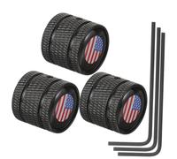 ibasenice 3pcs Electric Guitar Control Knobs Volume Tone Replacement Knobs Usa Flag Design Material for Enhanced for Electric Guitars and Basses