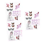 ibasenice 3pcs Electric Guitar Fretboard Stickers for Acoustic Guitar Fingerboard Fretboard Decals Stickers Learning Practice