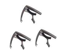ibasenice 3pcs Fast-release Guitar Capo Tune Clamp for Acoustic Electric Guitar Clip Tuners Key Trigger for Ukulele Banjo Mandolin