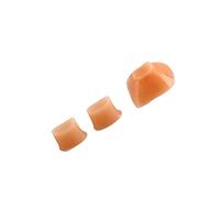 ibasenice 3Pcs Flute Key Bumper Cork Replacement Parts Silicone Bumper for Flute Wind Instrument Accessories Cf102 Light Brown