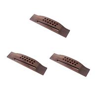 ibasenice 3pcs Folk Acoustic Guitar Bridge Guitar Bridge Replacement Pre-drilled for Easy Fit Enhance Tone Vintage Style