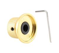 ibasenice 3pcs Gold-inlaid Shell Knob for Guitar Parts Control Knobs Cap Volume Tone Control Knobs Cap for Guitar Volume and Usage