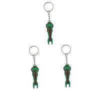 ibasenice 3pcs Guitar Bridge Pin Puller with Keychain Portable Guitar Accessory for Music Players Easy Extraction Tool for Safe Removal