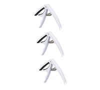 ibasenice 3pcs Guitar Clamp Capo for Acoustic and Electric Guitar Lightweight Design for Live Performance Practice Sessions Easy to Use and Secure Hold