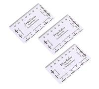 ibasenice 3pcs Guitar Gear Accessories String Gauge Musical Instrument Measuring Tool Non-fading Scale and Easy to Learn