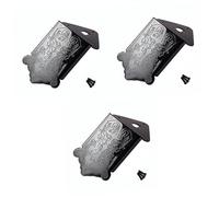ibasenice 3pcs Guitar Maker Choice Mandolin Tailpiece Black Screw Cover Easy String Change Mandolin Parts Chrome Plated b