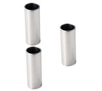 ibasenice 3pcs Guitar Slide Steel String Slider Finger Tube Chromed Blues Guitar Sliders Essential Equipment