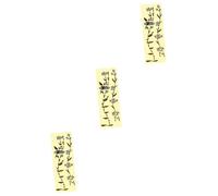 ibasenice 3pcs Guitar Stickers Fretboard Decals Elegant Flowers Grass Style Easy to Apply