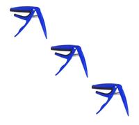 ibasenice 3pcs Guitar Tuner Clip Ukulele Capo Accessory Zinc Alloy Fretboard Neck Strings