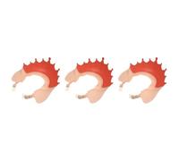 ibasenice 3pcs Hair Washing Hat for Toddlers Boys and Girls Shower Visor Bath Hat Shield for Boy Girl Bath and Shower Soft Material