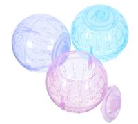 ibasenice 3Pcs Hamster Ball Mini Exercise Balls for Hamsters Durable Pet Supplies for Boredom Breaker Unique Design for Fun Playtime and Training