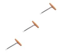 ibasenice 3pcs Heavy Duty T-handle Tapered Bridge Cutting Tool for Woodworkers Design for Guitar Bridge Pin Installation and Maintenance