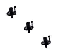 ibasenice 3pcs Hi-hat Cymbal Stand Holder for Drum Kit Replacement Parts Cymbal Support Drum Mute Dampener