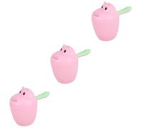 ibasenice 3pcs Hippo Shaped Bath Water Scoop Bath Rinser Cartoon Boys and Girls Bathing Cup Bathing Spoon for Newborn Shampoo Cup