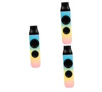 ibasenice 3pcs Kazoo for Adults Professional Level Kazoo Pitch Lightweight Design for Guitar and Ukulele Accompaniment for Parties and Gradient