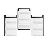 ibasenice 3pcs Magnetic Small Memo Refrigerator Dry Erase Board 7.9x5.9in Pet Material Sleek Stylish Design Versatile Use Convenient Practical Home Reminders
