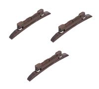 ibasenice 3pcs Mandolin Bridge Replacement for Mandolin Rosewood Material Compensated Design