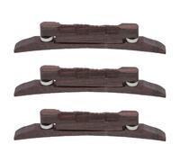 ibasenice 3pcs Mandolin Bridge Saddle: Acoustic Guitar Bridge Parts - Adjustable Piano String Height - Guitar Musical Instruments Accessory