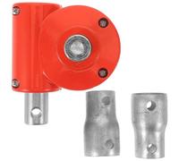 ibasenice 3Pcs Manual Greenhouse Film Roll-Up Tool with Turbine and Sleeve, Self-Locking Sidewall Winch Crank Handle Repair Set for Agricultural Greenhouse Ventilation and Film Winding