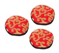 ibasenice 3pcs Meditation Sound Bowl Pad Tibetan Bowl Cushion Accessories Elegant for Buddhists
