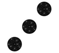 ibasenice 3pcs Melody Tool Chord Wheel for Musicians Aluminum Alloy Chord Theory Learning Tool for Guitar Trainer