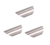ibasenice 3pcs Metal Finger Slide Bar for Electric Acoustic Guitars Guitar Slides for Country Jazz Blues Smooth Strings High Grade Steel Intonation Sound