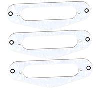 ibasenice 3pcs Metal Guitar Pickup Mounting Ring Replacement for Electric Guitar Pickup Surround Ring Fits Standard Electric Guitar Models