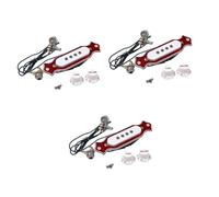 ibasenice 3pcs Metal Soundhole Pickup for Four-string Guitar Replace Cigar Box Guitar Pickup for Soundhole Music Accessories