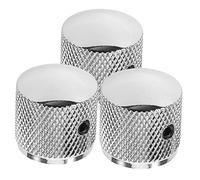 ibasenice 3pcs Metal Volume Knobs for Electric Guitar and Bass Professional Tone Control Knobs Guitar Volume Tone Buttons