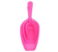 ibasenice 3pcs Mini Scoop Plastic Measuring Scoop Pink Bead Sorting Versatile for DIY Jewelry Makers DIY Projects Jewelry Making