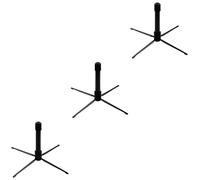ibasenice 3pcs Multi-use Flute Holder Compact Folding Stand for Clarinet and Oboe for Music Lovers