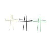 ibasenice 3pcs Music Book Fixing Clips Metal Page Holders Reading Page Separators for Sheet Music and Handbook Binding Random Color