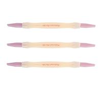 ibasenice 3pcs Nail Cuticle Pusher Pumice Stone Nail File Double-Headed Portable Manicure Tool Enthusiasts and Professionals at Home