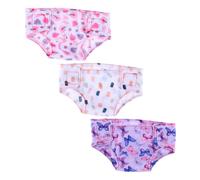 ibasenice 3Pcs Newborn Dolls Clothes Set Summer Underwear Diapers for Dolls for Doll Play Inspiring Creativity and Imaginative Adventures