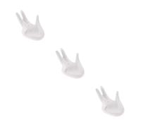 ibasenice 3pcs Ocarina Display Holder Hand Shaped Ceramic Base Stand for Musical Instruments Elegant Collector Accessory for Home Decor and Music for Ocarina Flute Display