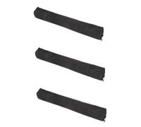 ibasenice 3pcs Oxford Fabric Recorder Case Bag Soprano Flute Storage Tote for Wind Instruments Music Practice Black Case