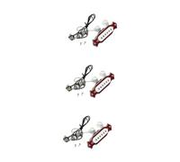 ibasenice 3pcs Portable Clip Guitar Pickup Amplifier Red Tortoise Plate Single Coil Magnetic for String Volume Tone Control Acoustic Performance Enhancement