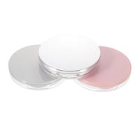 ibasenice 3Pcs Powder Box for Beauty Lightweight Refillable Powder Case with Creative Design Easy to Take Portable Plastic Container for Vanity Table Top