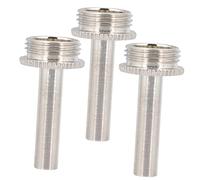 ibasenice 3pcs Practical Connecting Rods Lightweight Piston Stem Stainless Steel Rust-resistance Easy to Clean Music Trumpet Supplies for Band Performance
