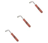 ibasenice 3pcs Professional Piano Tuning Tool Dulcimer Wrench for Instrument Tuning Handheld Spanner