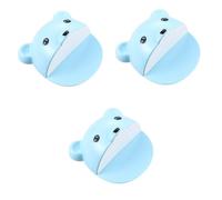 ibasenice 3pcs Punch Safety Cabinet Locks Cartoon Bear Anti-tip Furniture Anchors Kit for Childproofing and Pet Safety Secure Wall Anchors for Stability and