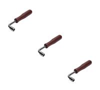 ibasenice 3pcs Quadrilateral Tuner Spanner for Guzheng Strings Zither Tuning Tool for Soundhole String Instruments