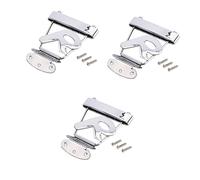 ibasenice 3pcs R Shape Metal Guitar Tailpiece Bridge Replacement for Semi-hollow Guitar Tailpiece Bridge Parts Accessory String