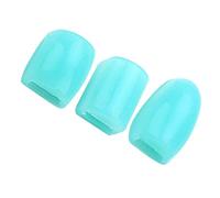 ibasenice 3pcs Saxophone Key Covers Sax Side Key Risers Silicone Pads Mouthpiece Accessories
