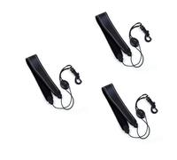 ibasenice 3pcs Saxophone Strap Adjustable Leather Neck Belt for Tenor Alto Soprano Comfortable Design for Ages Musical Instrument Accessory Black
