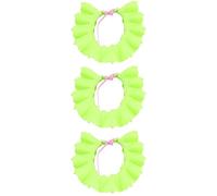 ibasenice 3pcs Shower Ear Protector Adjustable Glue Hair Washing Cap for Soft Material for Bathing Swimming Comfortable Fit for Girl Boy