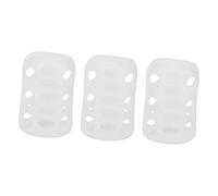 ibasenice 3Pcs Silicone Baby Bottle Sleeve Protective Cover Soft Non-Slip Feeding Bottle Case Heat Insulation Milk Protector for Wide Neck Glass
