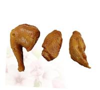ibasenice 3Pcs Simulation Food Decorative Drumstick Wing Middle Joint Model Fake Chicken Feet Educational Photo Prop Plastic Real Touch
