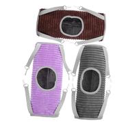 ibasenice 3pcs Small Animal Hanging Hammock and Squirrel Tunnel Cage Bedding Set Warm Ferret Bed for Hamster Sugar Glider and Rat Pet Cage Accessories